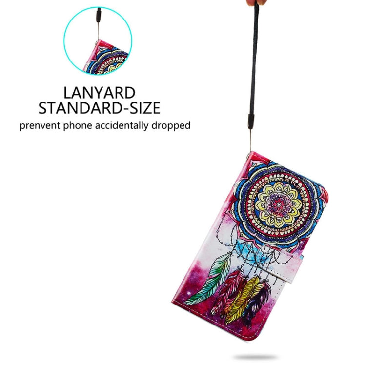 For Honor 90 Pro Painted Pattern Horizontal Flip Leather Phone Case(Dreamcatcher)