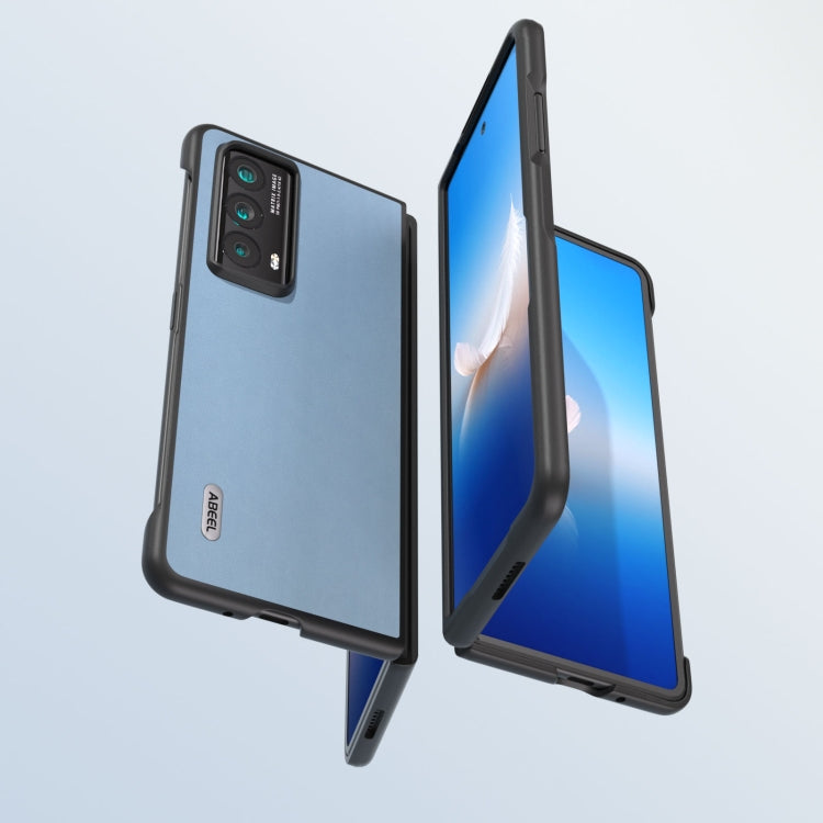 For Honor Magic Vs2 ABEEL Haze Texture PU Phone Case(Twilight Blue)