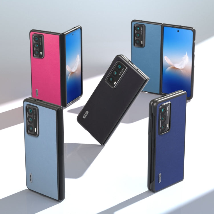 For Honor Magic Vs2 ABEEL Haze Texture PU Phone Case(Sky Blue)