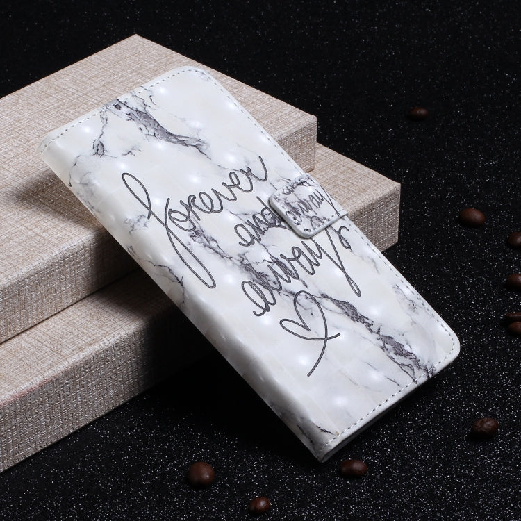 For Honor 10 Lite Oil Embossed 3D Drawing Leather Phone Case(Words Marble)