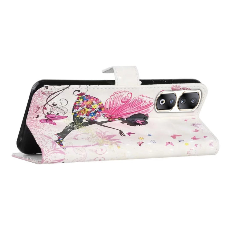 For Honor 90 Pro Oil Embossed 3D Drawing Leather Phone Case(Flower Fairy)