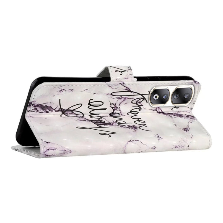 For Honor 90 Pro Oil Embossed 3D Drawing Leather Phone Case(Words Marble)