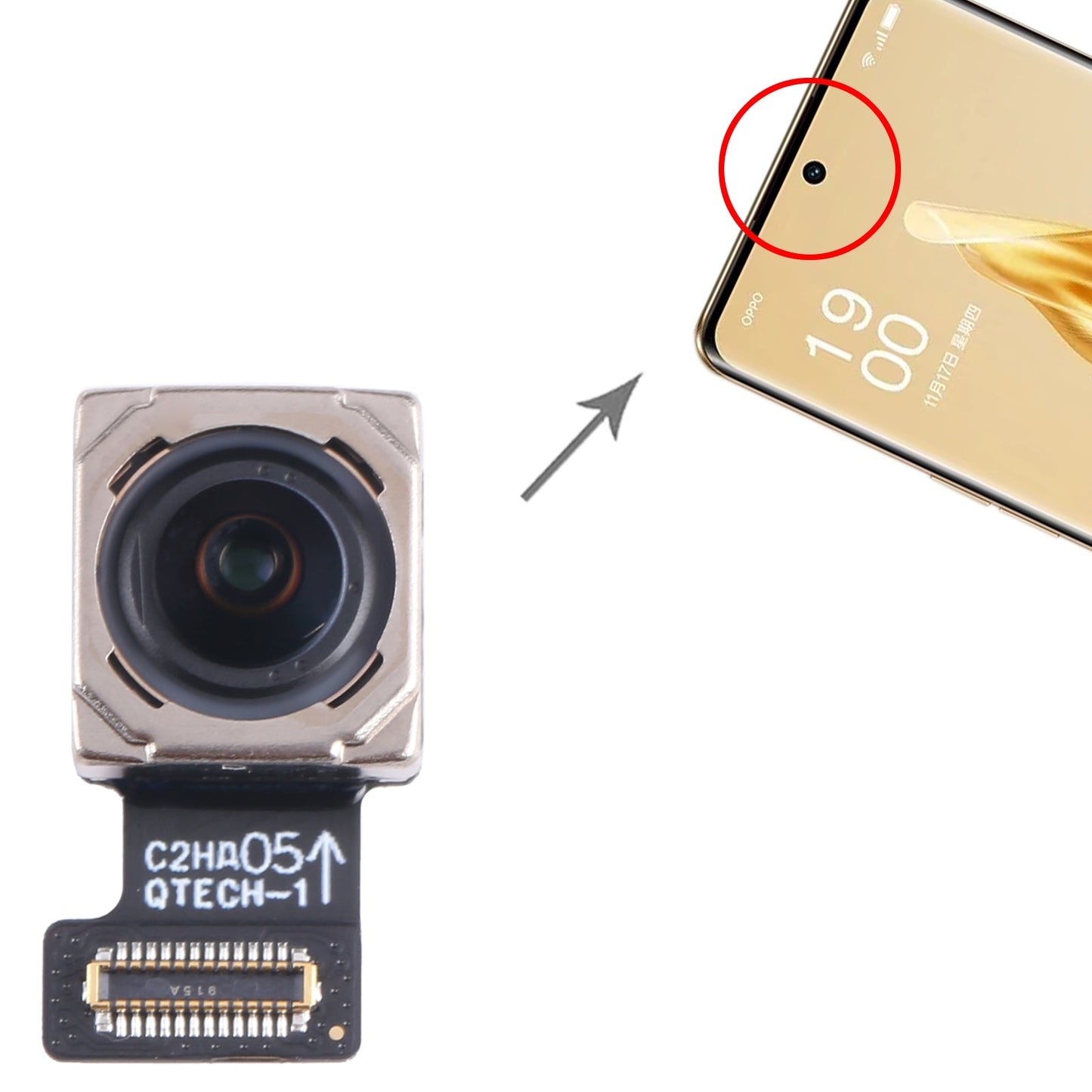 For OPPO Reno9 Pro Original Front Facing Camera