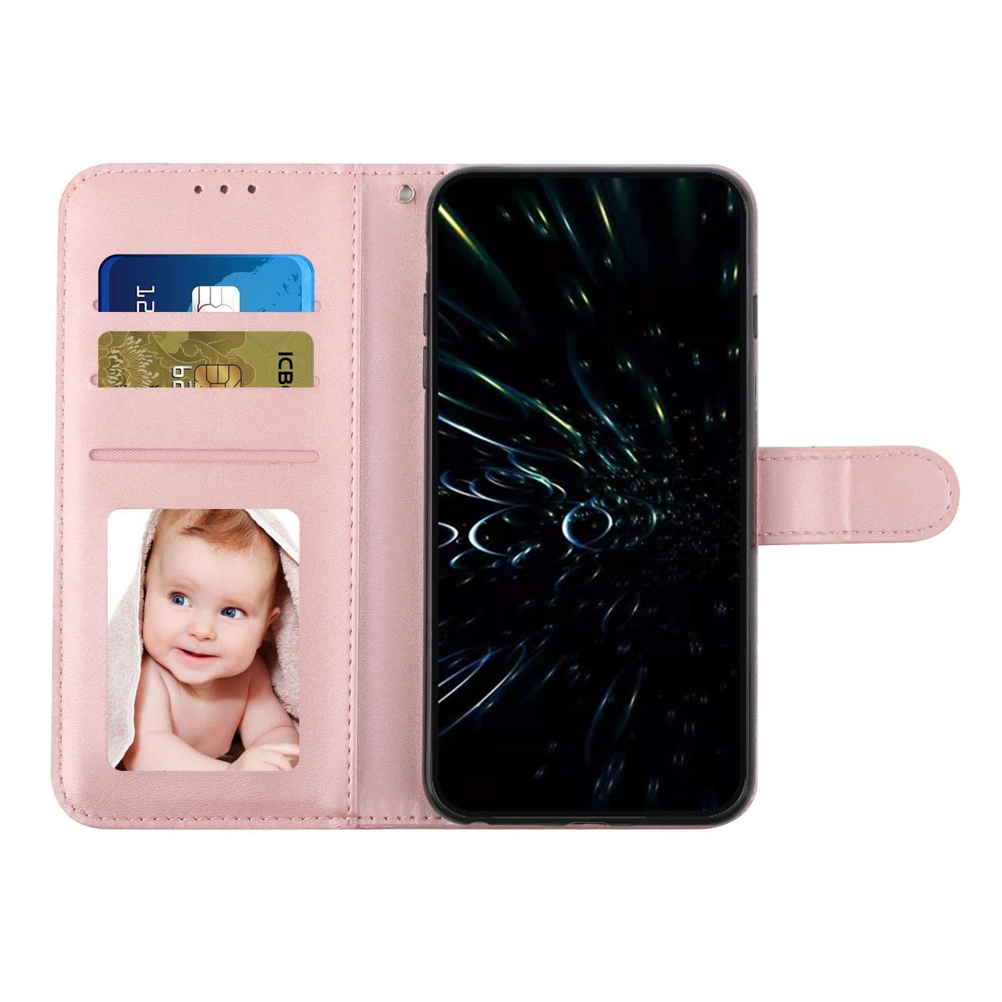 For vivo V50 Lite Stitching Calf Texture Buckle Leather Phone Case(Pink)