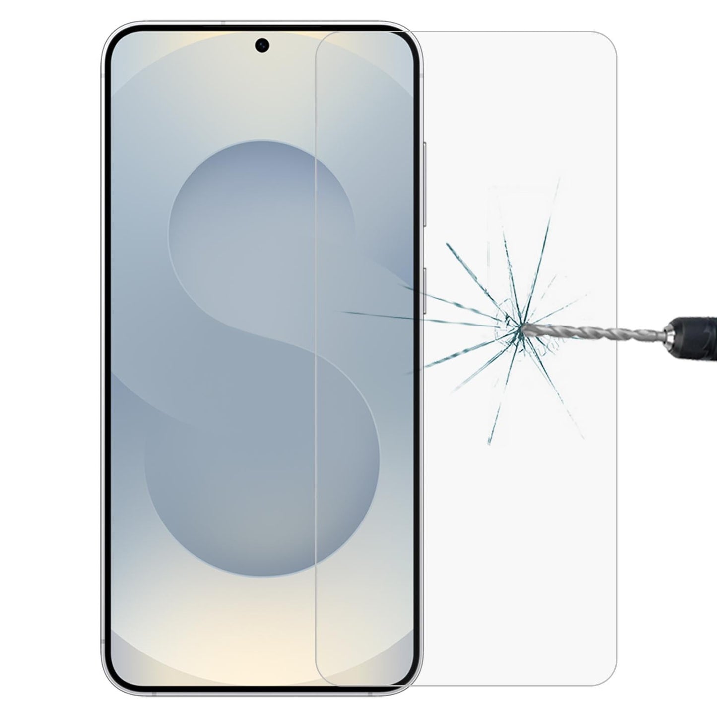 For Samsung Galaxy S25 Edge 5G 0.18mm 9H 2.5D Tempered Glass Film, Support Fingerprint Unlocking