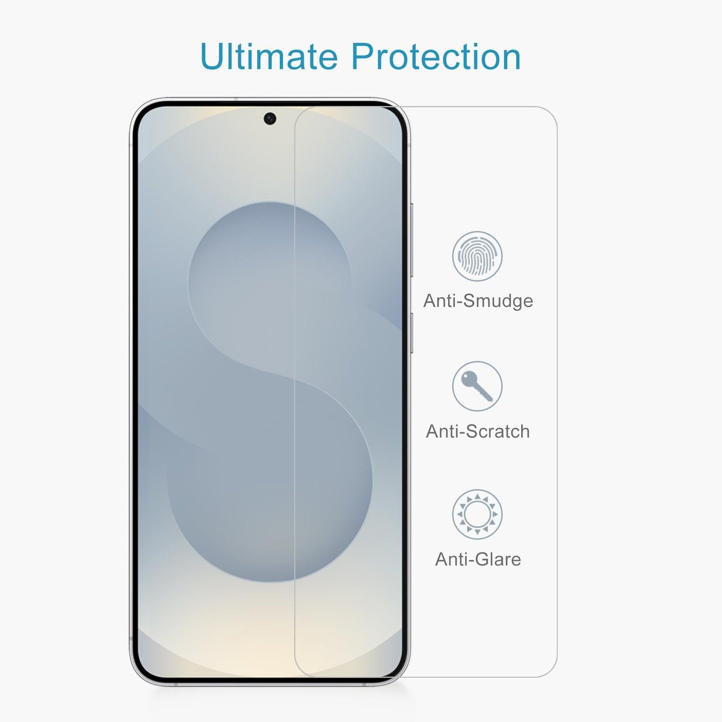 For Samsung Galaxy S25 Edge 5G 0.18mm 9H 2.5D Tempered Glass Film, Support Fingerprint Unlocking