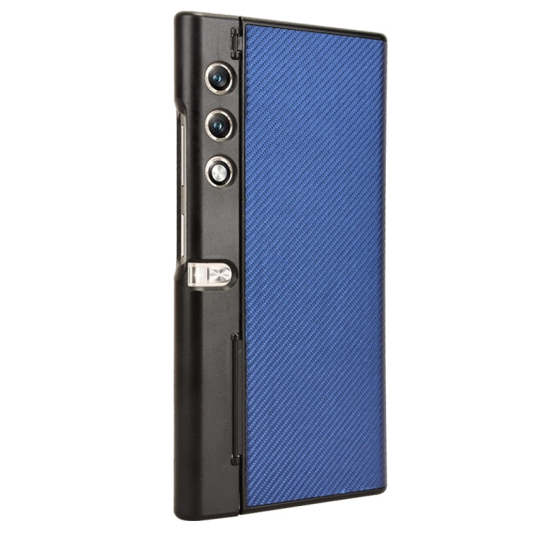 For Honor V Purse PU Leather PC Phone Case(Blue)