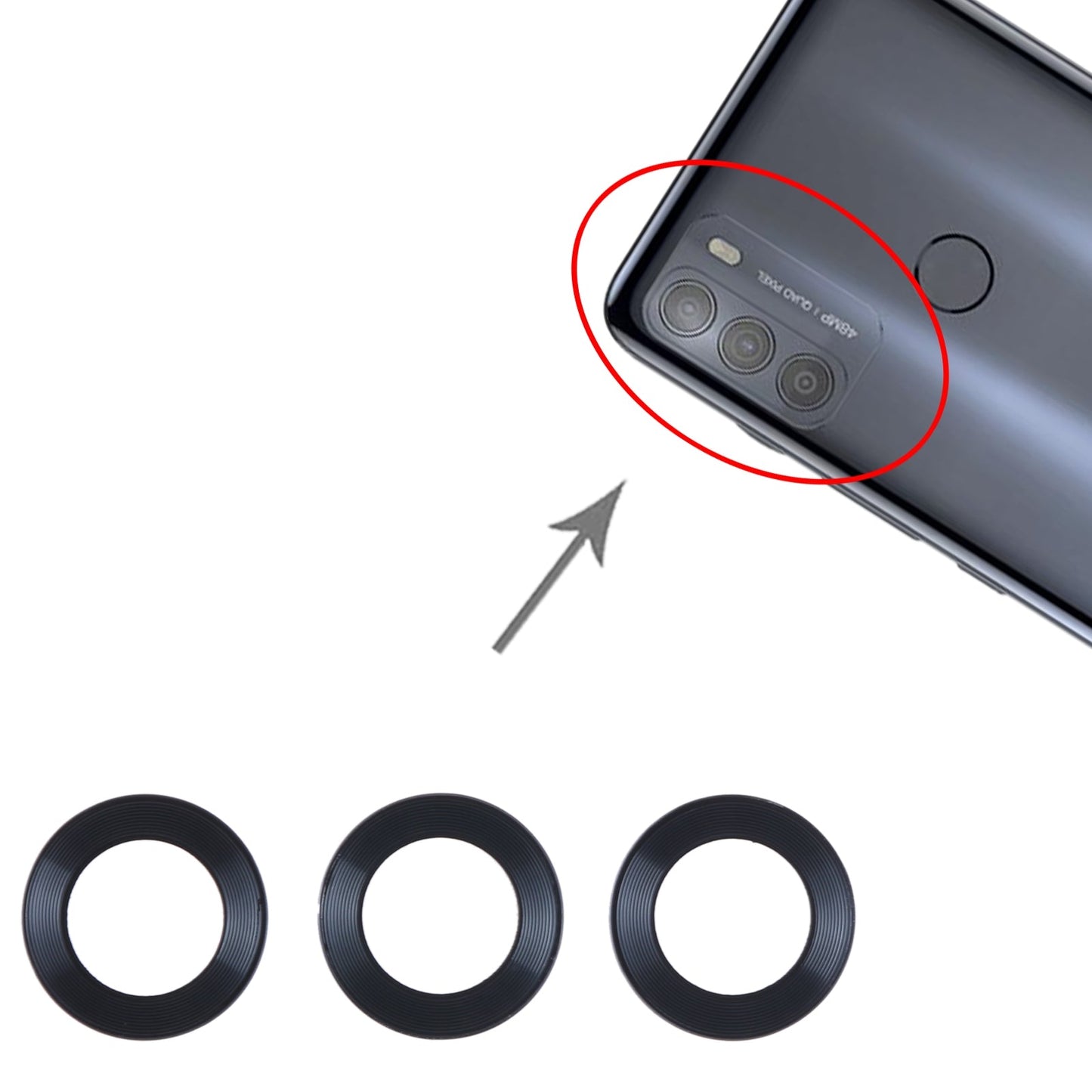 For Motorola Moto G50 Back Camera Lens