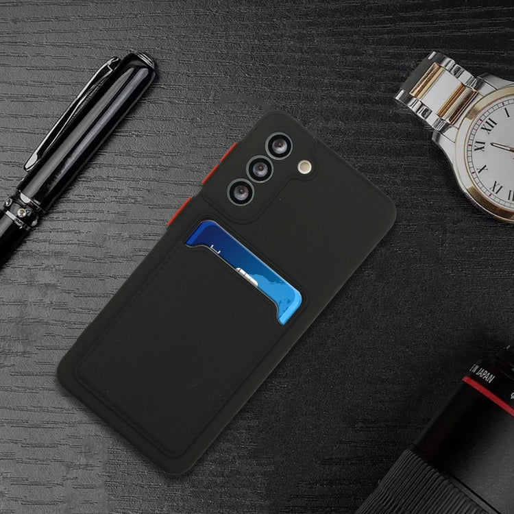 For Samsung Galaxy S24 Card Slot Design Shockproof TPU Phone Case(Black)