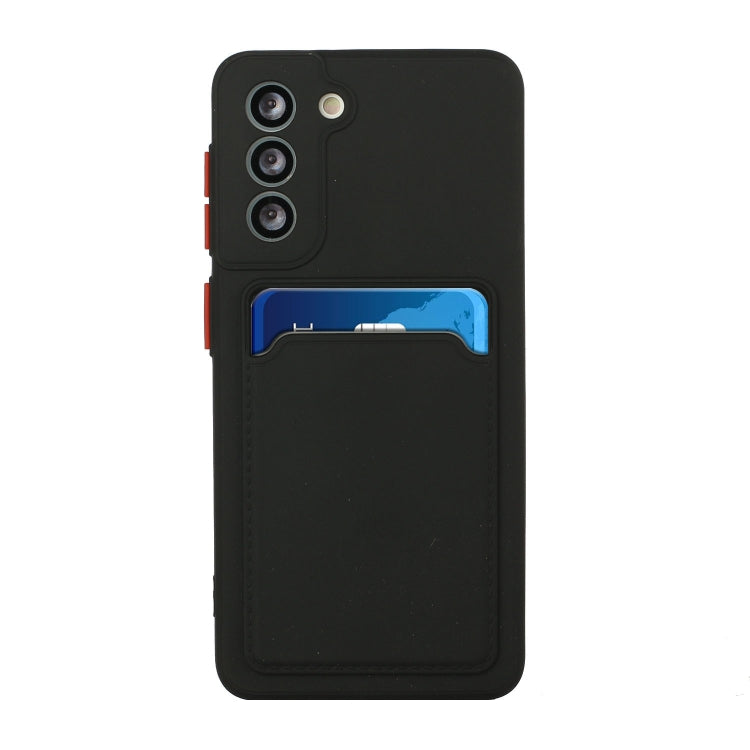 For Samsung Galaxy S24 Card Slot Design Shockproof TPU Phone Case(Black)