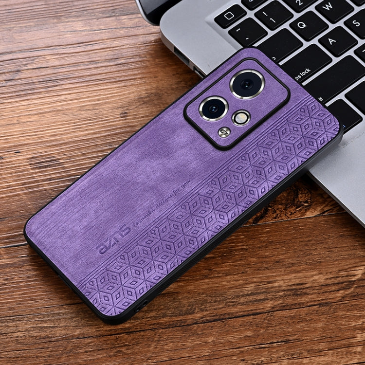 For Honor 90 GT AZNS 3D Embossed Skin Feel Phone Case(Purple)