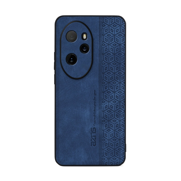 For Honor 100 Pro AZNS 3D Embossed Skin Feel Phone Case(Sapphire Blue)