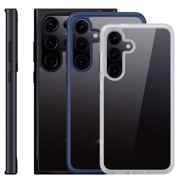 For Samsung Galaxy S24 5G Ming Shield Hybrid Frosted Transparent PC + TPU Scratchproof Phone Case(Frosted White)