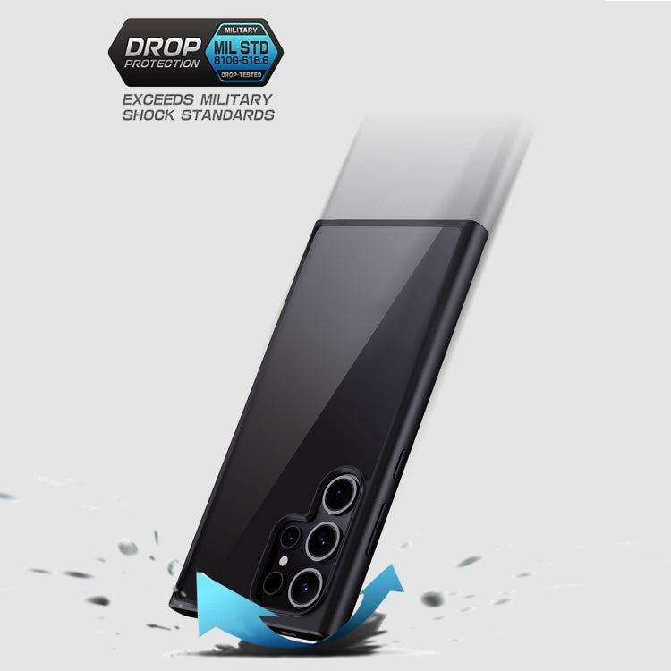 For Samsung Galaxy S24 5G Ming Shield Hybrid Frosted Transparent PC + TPU Scratchproof Phone Case(Frosted White)