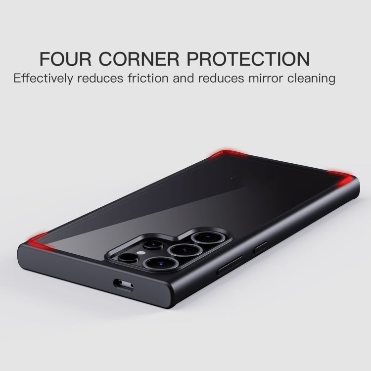 For Samsung Galaxy S24 5G Ming Shield Hybrid Frosted Transparent PC + TPU Scratchproof Phone Case(Frosted White)