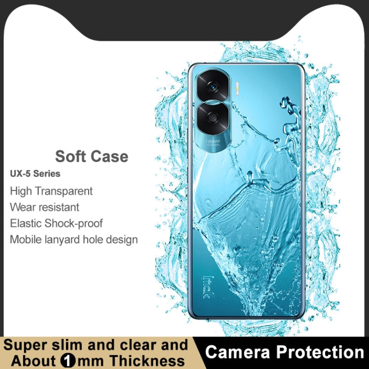 For Honor X50i 5G / 90 Lite 5G IMAK UX-5 Series Transparent TPU Phone Case