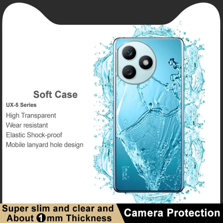 For Honor X50i+ 5G IMAK UX-5 Series Transparent TPU Phone Case