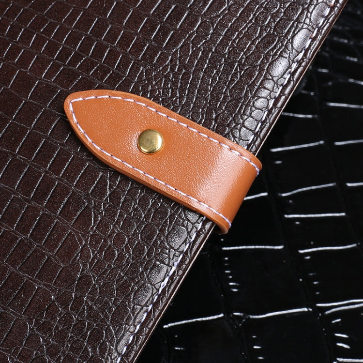 For Samsung Galaxy S24 5G idewei Crocodile Texture Leather Phone Case(Dark Blue)