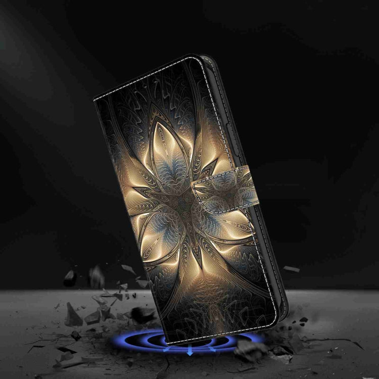 For Samsung Galaxy S24 5G Crystal 3D Shockproof Protective Leather Phone Case(Luminous Building)