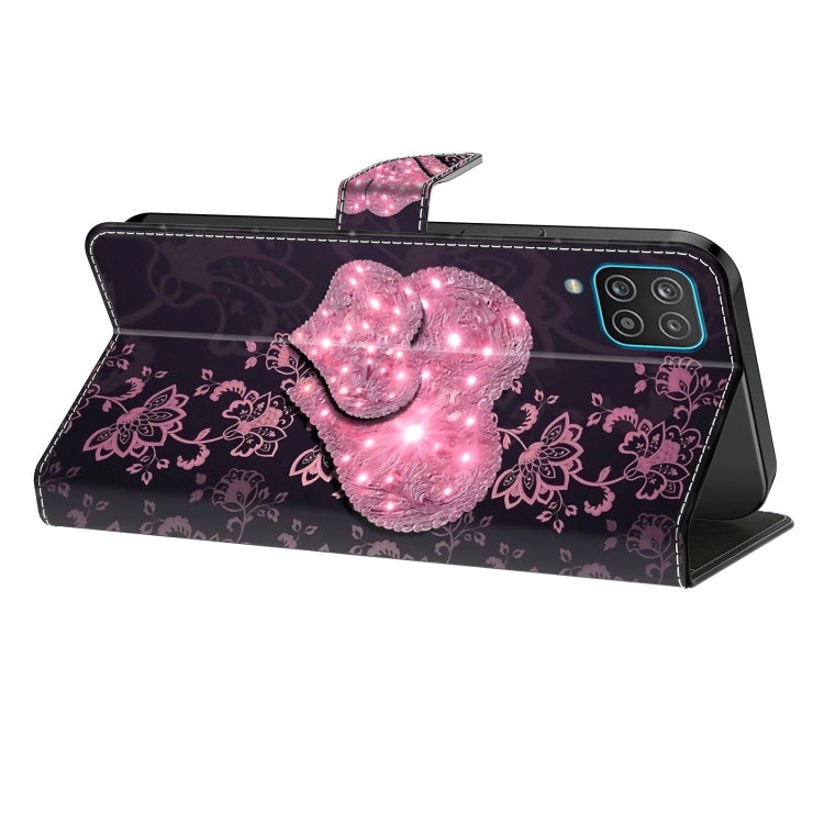 For Honor Magic6 Lite Crystal 3D Shockproof Protective Leather Phone Case(Lace Love)