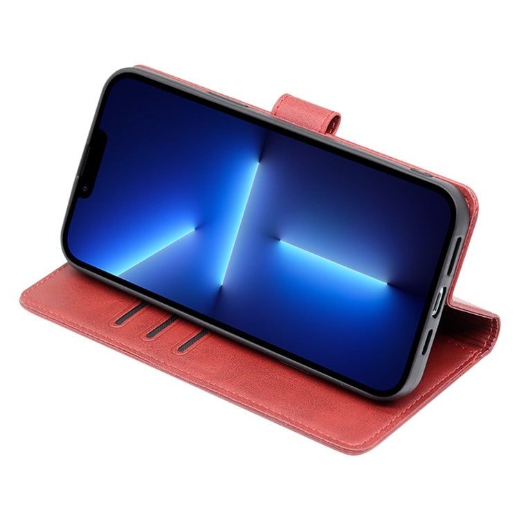 For Honor Magic6 Pro Calf Texture Buckle Flip Leather Phone Case(Red)