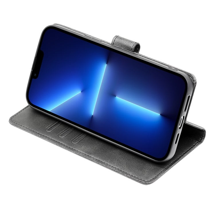 For Samsung Galaxy S24 5G Calf Texture Buckle Flip Leather Phone Case(Black)