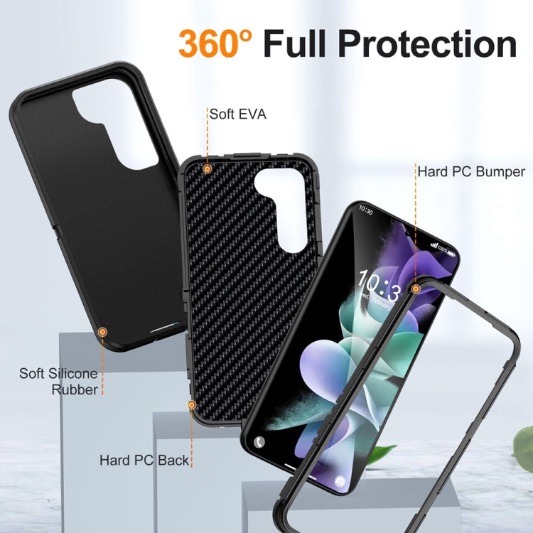 For Samsung Galaxy S24 5G Life Waterproof Rugged Phone Case(Black)