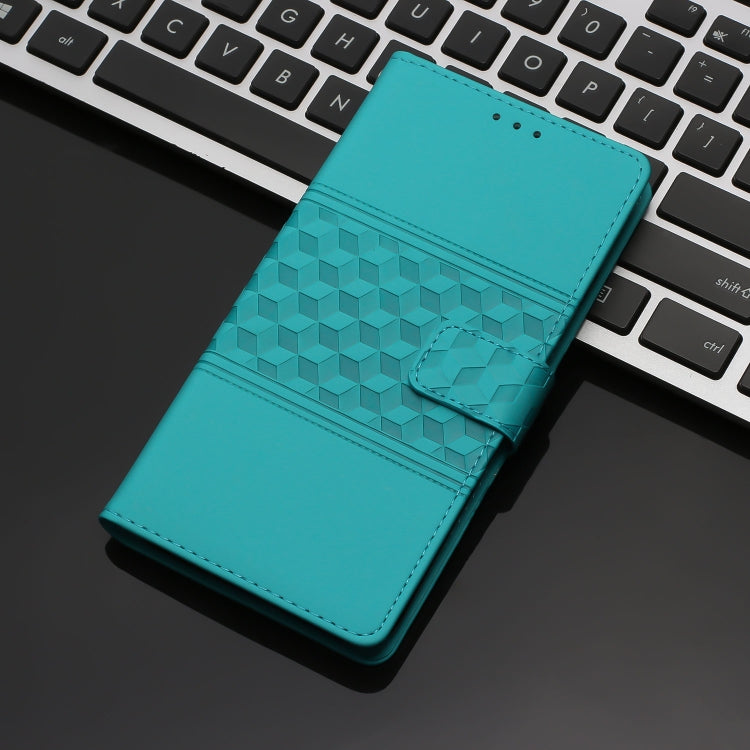 For Honor 90 Lite Diamond Embossed Skin Feel Leather Phone Case(Blue)