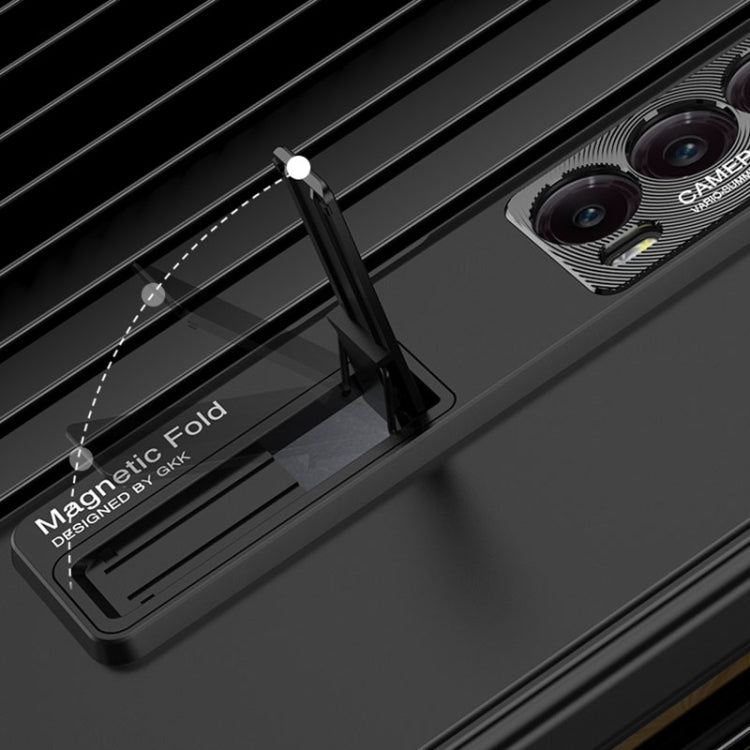 For Honor Magic V2 GKK Integrated Magnetic Folding Hinge All-inclusive Phone Case(Gold)