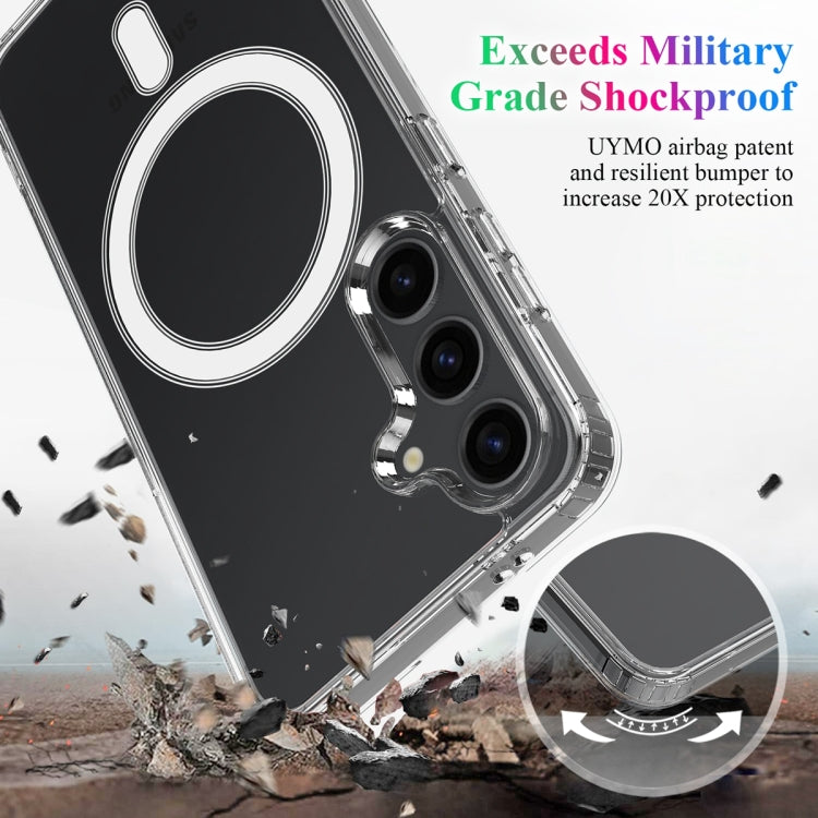 For Samsung Galaxy S24 5G MagSafe Magnetic Acrylic TPU Phone Case(Transparent)