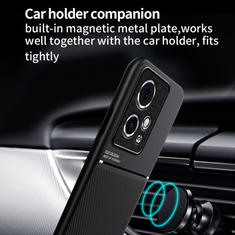 For Honor 90 GT Classic Tilt Strip Grain Magnetic Shockproof PC + TPU Phone Case(Black)