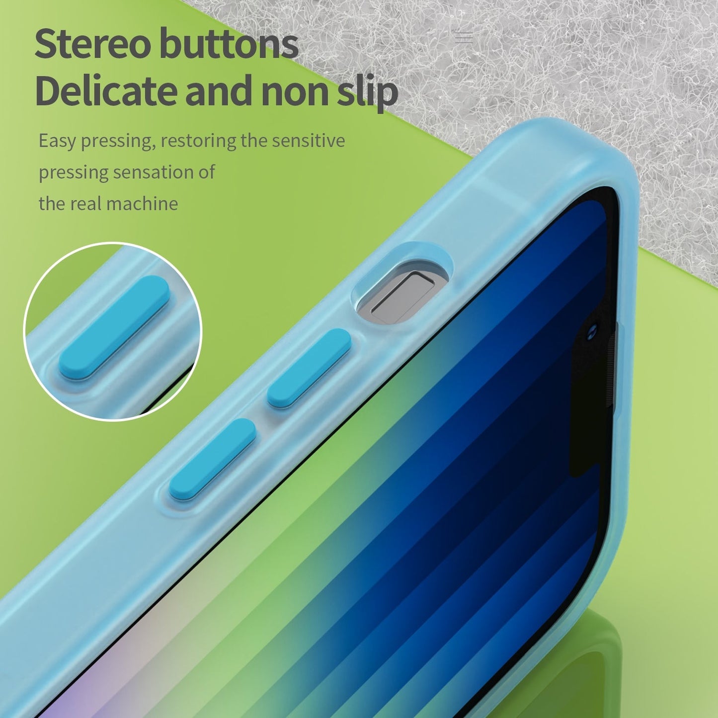 For iPhone 16e MagSafe Frosted Translucent TPU + PC Full Coverage Phone Case(Blue)