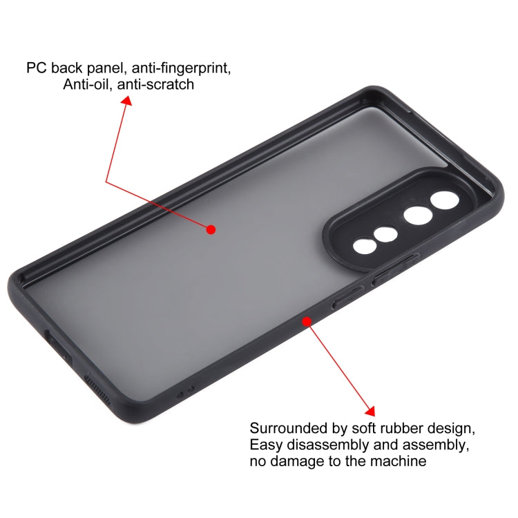 For Honor 80 Pro Fine Pore Matte Black TPU + PC Phone Case