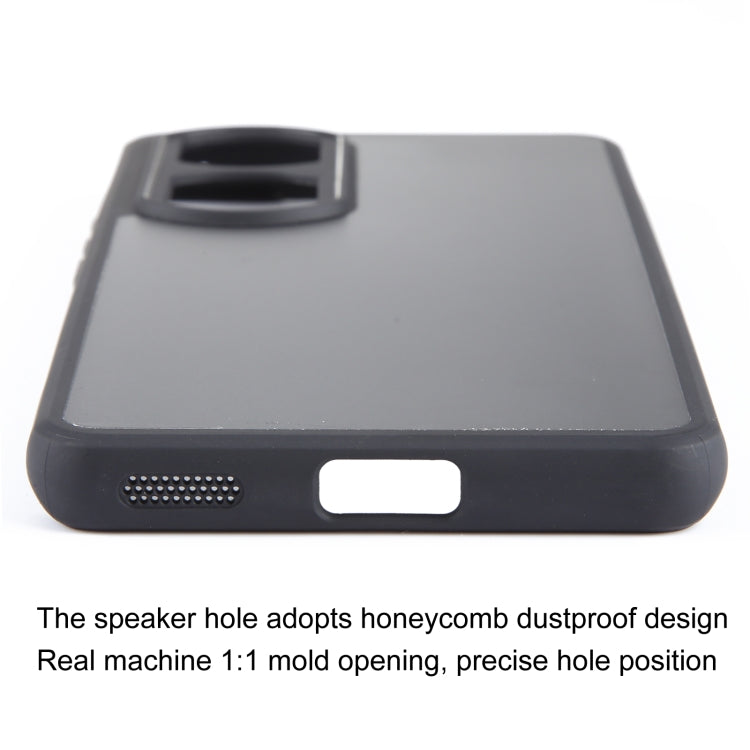 For Honor 90 Pro Fine Pore Matte Black TPU + PC Phone Case