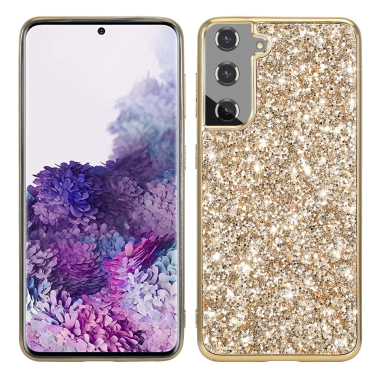 For Samsung Galaxy S24 5G Glitter Powder TPU Phone Case(Gold)