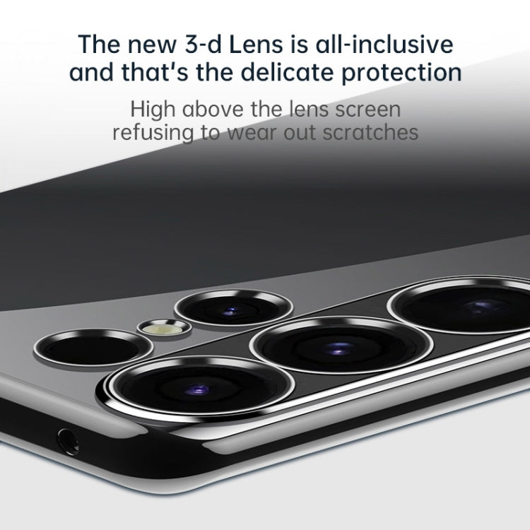 For Samsung Galaxy S24 5G SULADA Electroplating TPU Transparent Phone Case(Purple)