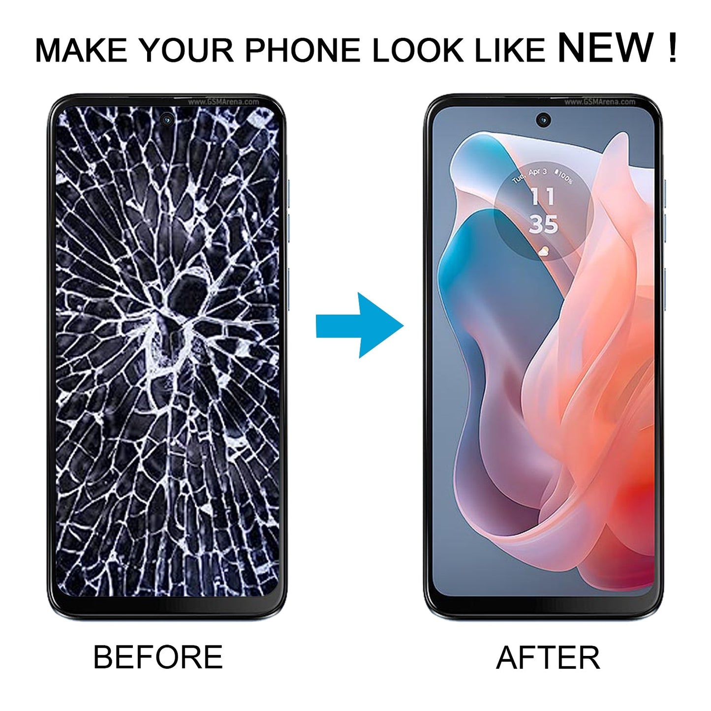 For Motorola Moto G Play 2024 OEM LCD Screen with Digitizer Full Assembly