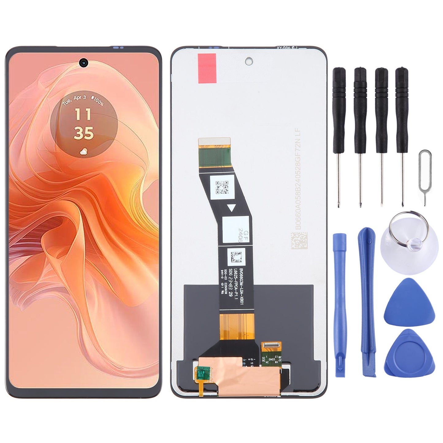 For Motorola Moto G04S OEM LCD Screen with Digitizer Full Assembly