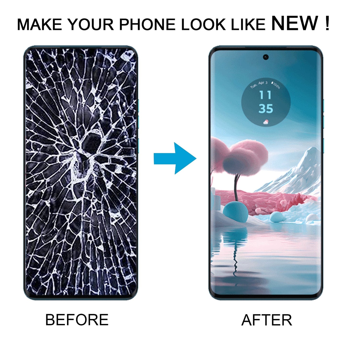 For Motorola Edge 40 Neo Original LCD Screen with Digitizer Full Assembly