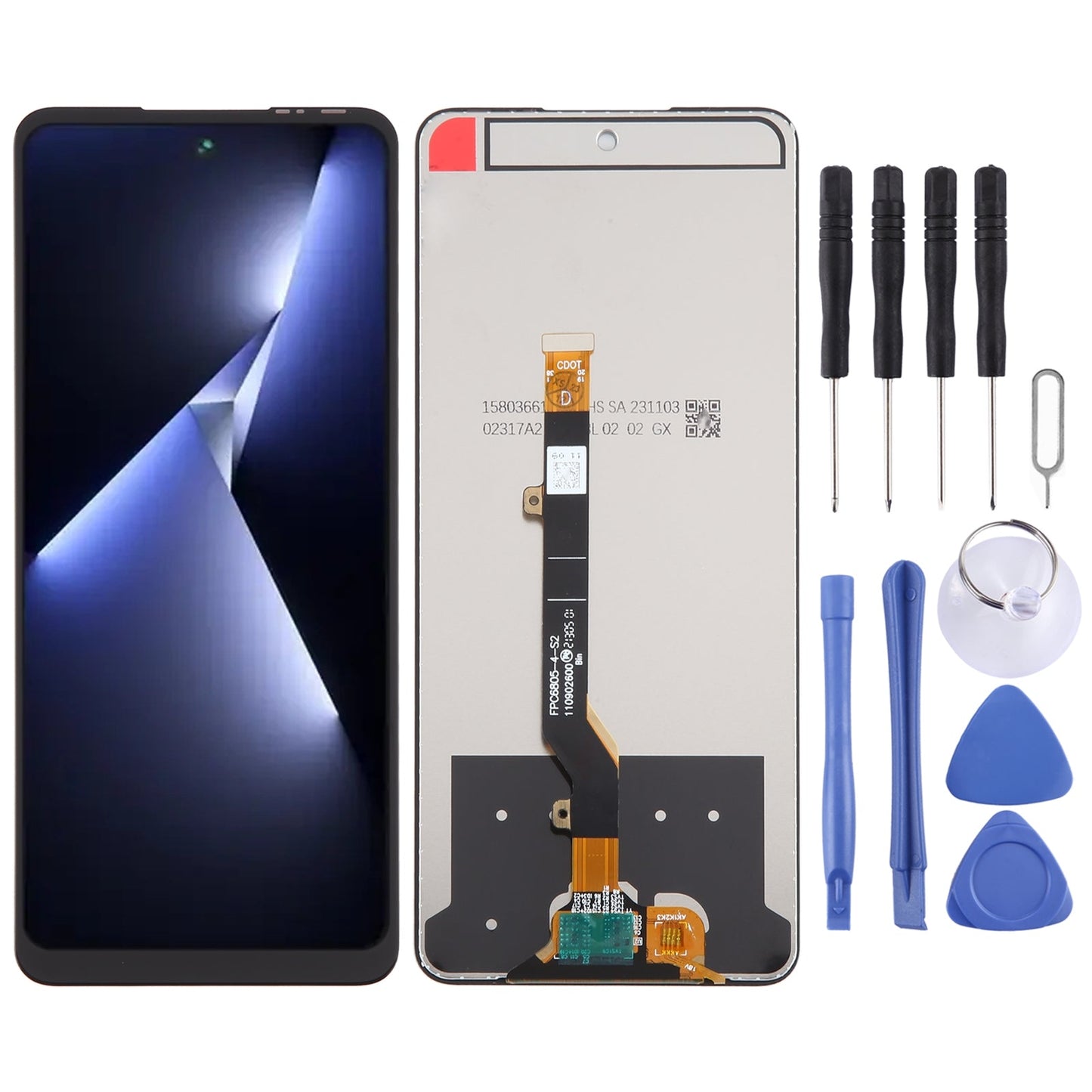 For Tecno Pova 5 Pro LH8n OEM LCD Screen with Digitizer Full Assembly