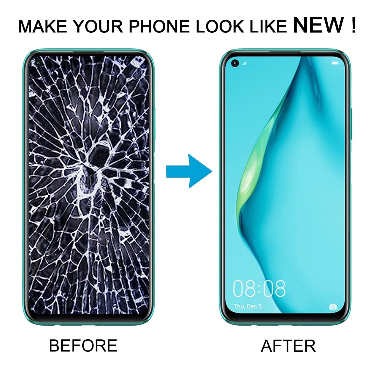 For Huawei Nova 5i Cog LCD Screen with Digitizer Full Assembly