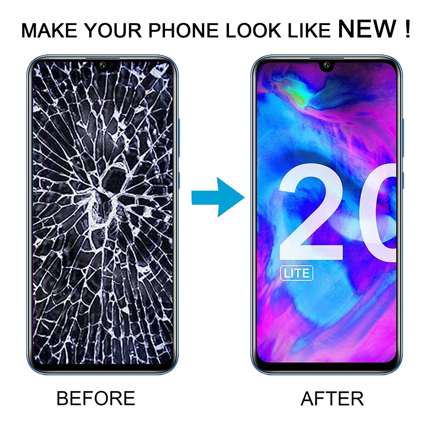 For Honor 20i Cog LCD Screen with Digitizer Full Assembly