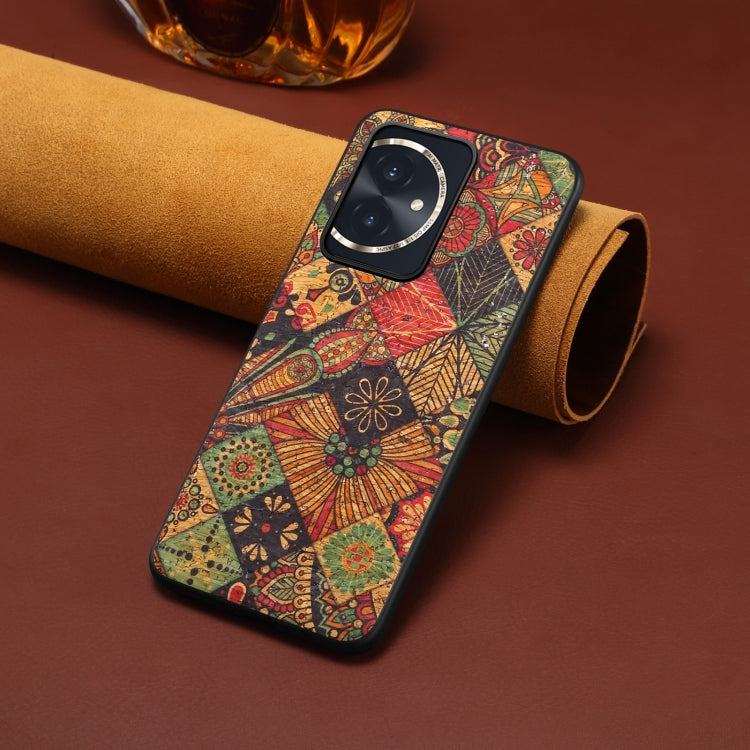 For Honor 100 Four Seasons Flower Language Series TPU Phone Case(Autumn Yellow)