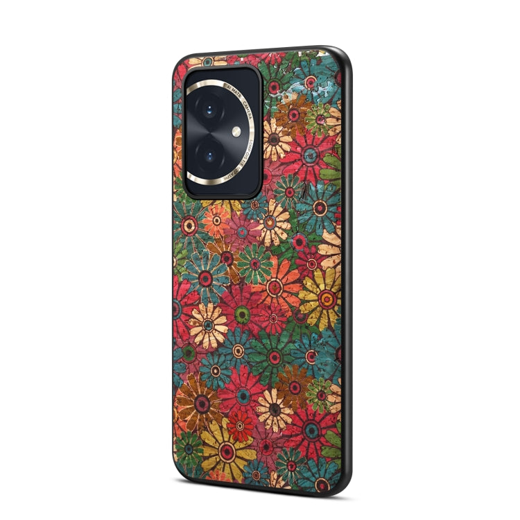 For Honor 100 Four Seasons Flower Language Series TPU Phone Case(Spring Green)