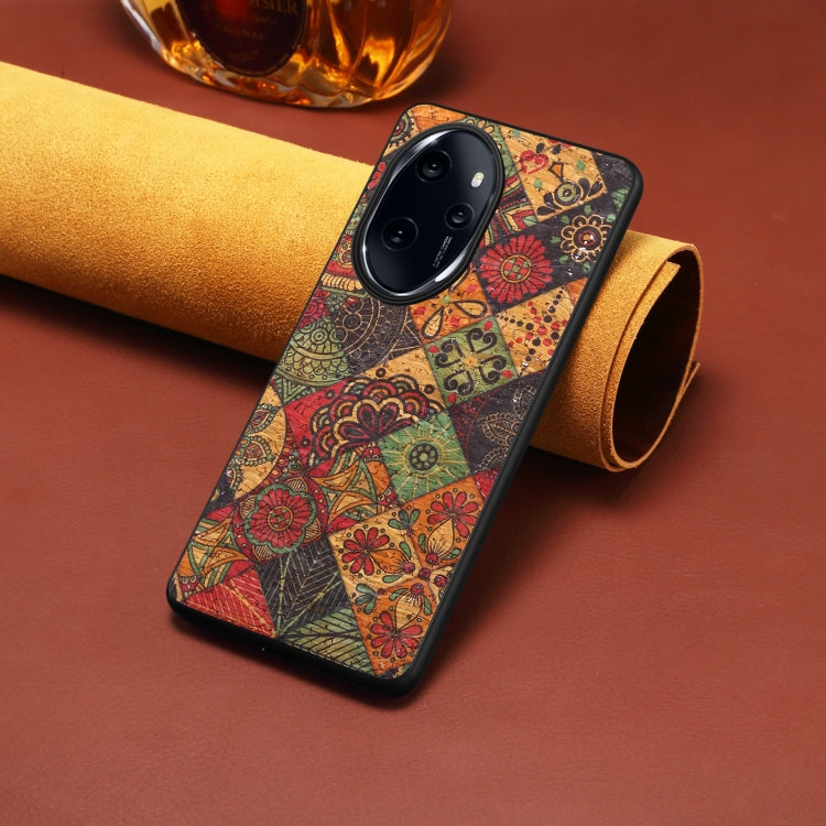 For Honor 100 Pro Four Seasons Flower Language Series TPU Phone Case(Autumn Yellow)