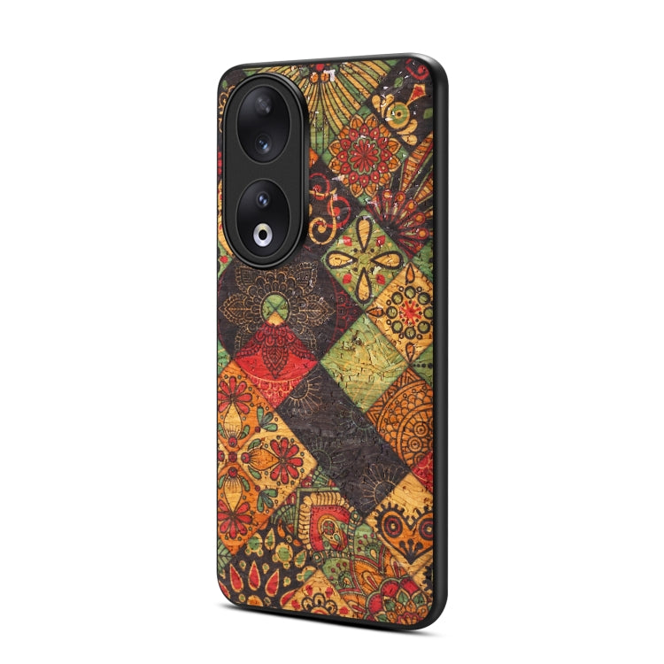 For Honor 90 Four Seasons Flower Language Series TPU Phone Case(Autumn Yellow)