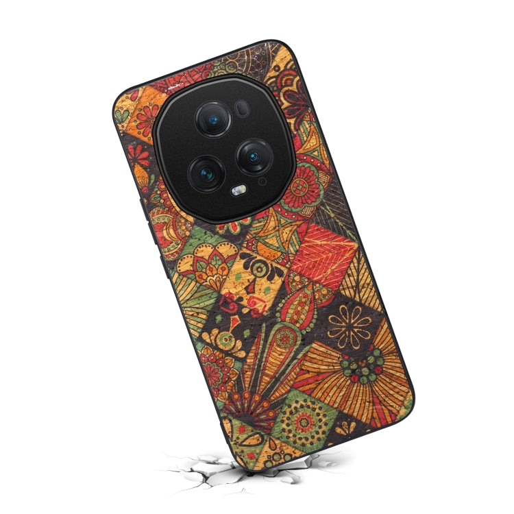 For Honor Magic5 Ultimate Four Seasons Flower Language Series TPU Phone Case(Autumn Yellow)