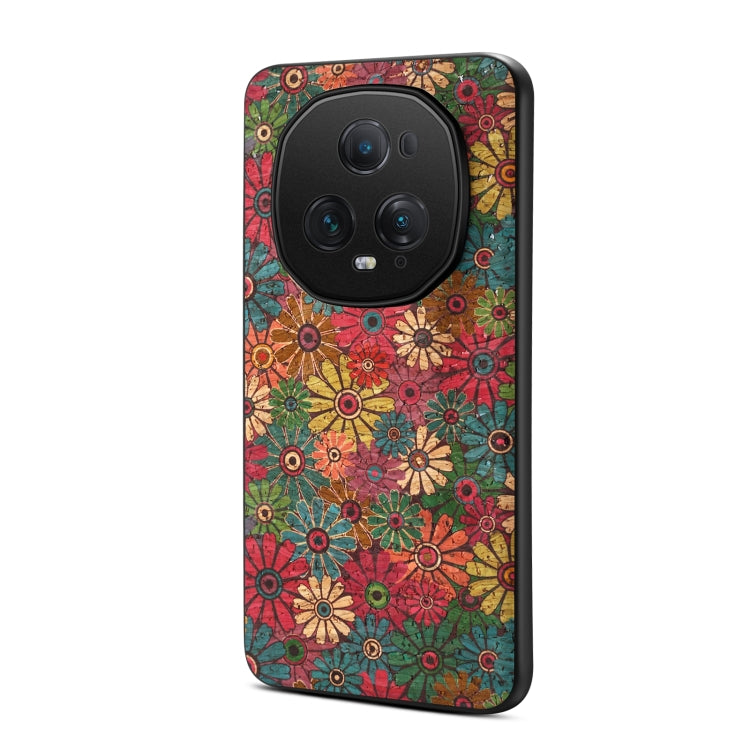 For Honor Magic5 Ultimate Four Seasons Flower Language Series TPU Phone Case(Spring Green)