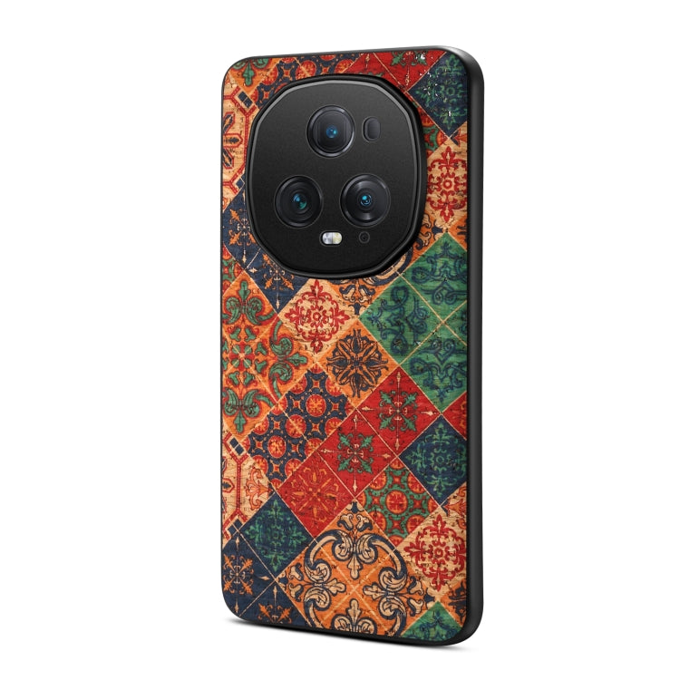 For Honor Magic5 Ultimate Four Seasons Flower Language Series TPU Phone Case(Winter Blue)