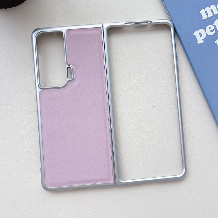 For Honor Magic Vs Metallic Paint Leather Phone Case(Pink)